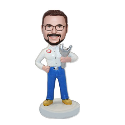 Reparador de Bobblehead personalizado con llave inglesa