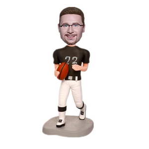 Rugby-Geschenk f&uuml;r individuelle Wackelkopf-Sportspieler