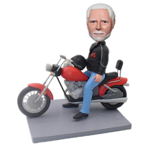 Bobblehead motocykla Harley Davison na zam&oacute;wienie ze zdjęć prezent urodzinowy dla mężczyzny