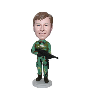 Bobblehead de soldado personalizado Bobbleheads de tipo militar