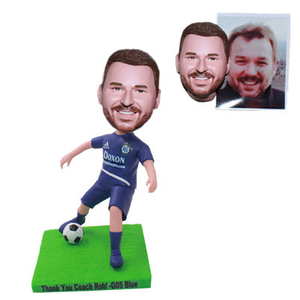 Sport Bobbleheads Individueller Fu&szlig;ball-Wackelkopf in Ihrem Trikot