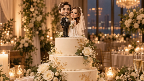 Escaparate personalizado de decoraci&oacute;n para tarta de boda.jpg
